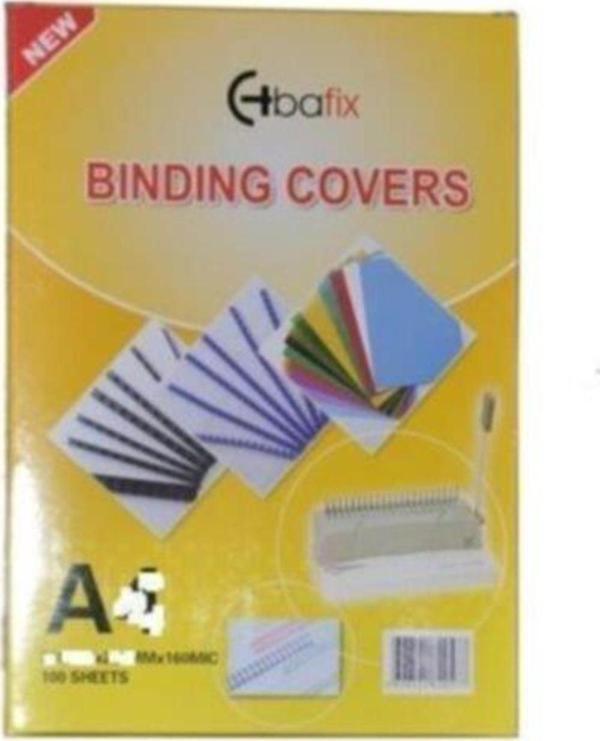 Bafix A-4 Pvc Cilt Kapağı 160 Micron Mat Pembe (1 Paket 100 Adet) - Image 1
