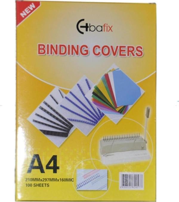 Bafix A-4 Pvc Cilt Kapağı 160 Micron Şeffaf (1 Paket 100 Adet) - Image 1