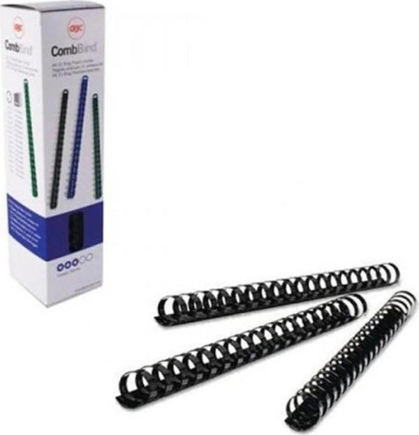 Gbc Spiral Plastik Combbind 45 MM Siyah Spiral (50 Li Paket) - Image 1