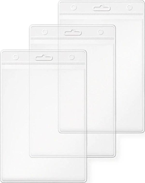 Mapi Kart Poşeti Dikey PVC NO:81 165 x 120 MM Şeffaf Dikey Kart Poşeti (100 Lü Paket) - Image 1