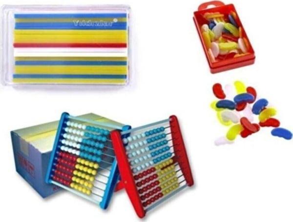 Yıldız Abaküs Sayı Çubuğu Sayı Fasülyesi Seti - Image 1