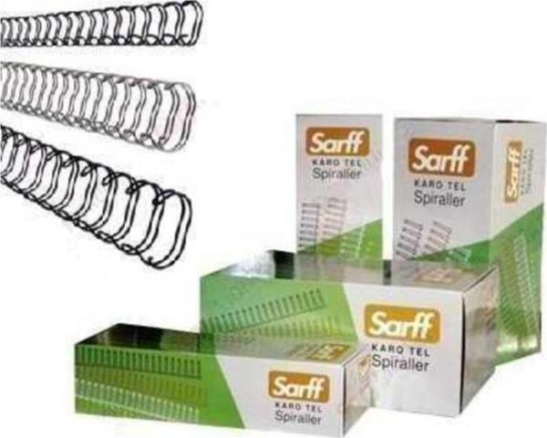 Sarff Spiral Tel (Jbı Karotel) 5-15 Yaprak 1/4 Beyaz (100 Lü Paket) - Image 1