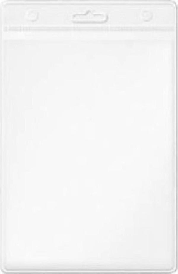 Persona Yaka Kartı Poşeti 10.5 X 11 Cm Şeffaf 100 Lü (1 Paket 100 Adet) - Image 1