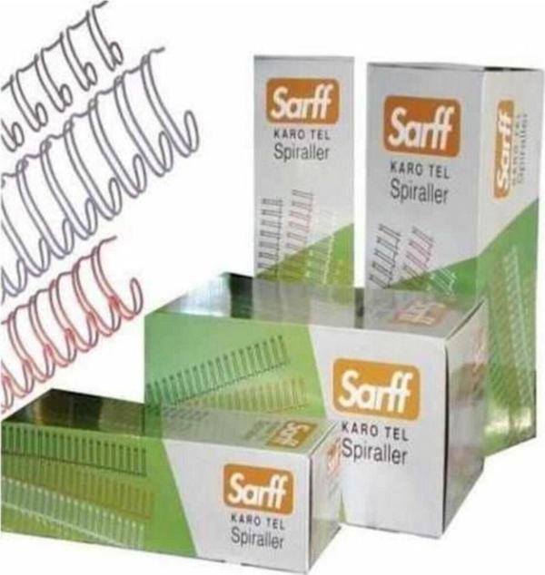 Sarff Spiral Tel (Jbı Karotel) 75 - 90 Yaprak 1/2 Beyaz (50 Li Paket) - Image 1