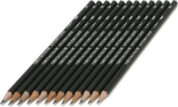 Cretacolor Artist Studio Line Graphite Pencils 4H Dereceli Çizim Kalem (12 Li Paket) - Image 1