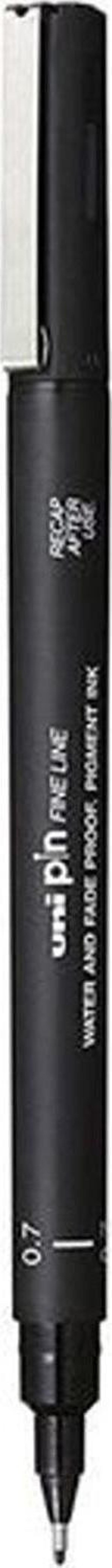 Uni-Ball Teknik Çizim Kalemi Markör Akrilik Uçlu Kalem Fine Line Pin 0.7 Mm Siyah (12 Li Paket) - Image 1