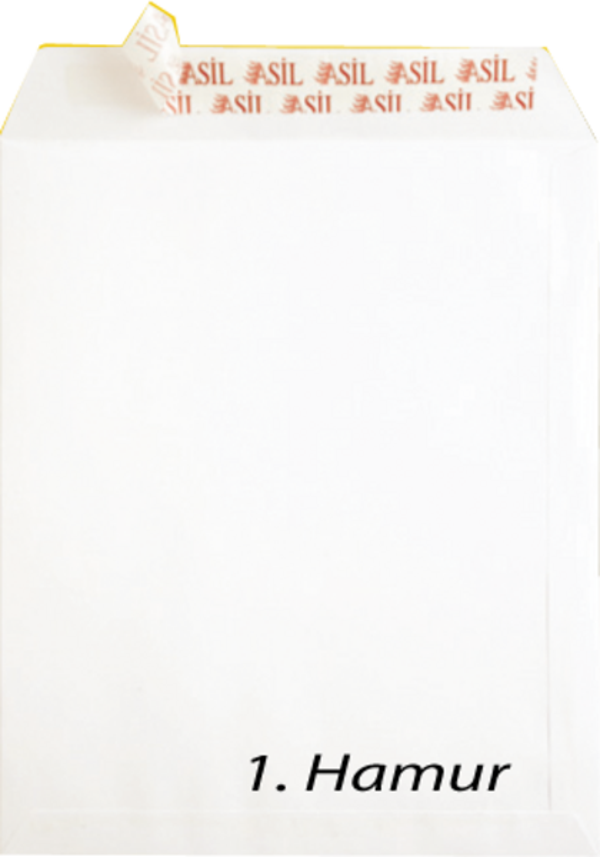Asil Doğan Torba Zarf Extra Silikonlu 30x40 Cm 110 Gram Beyaz (250 Li Paket) - Image 1