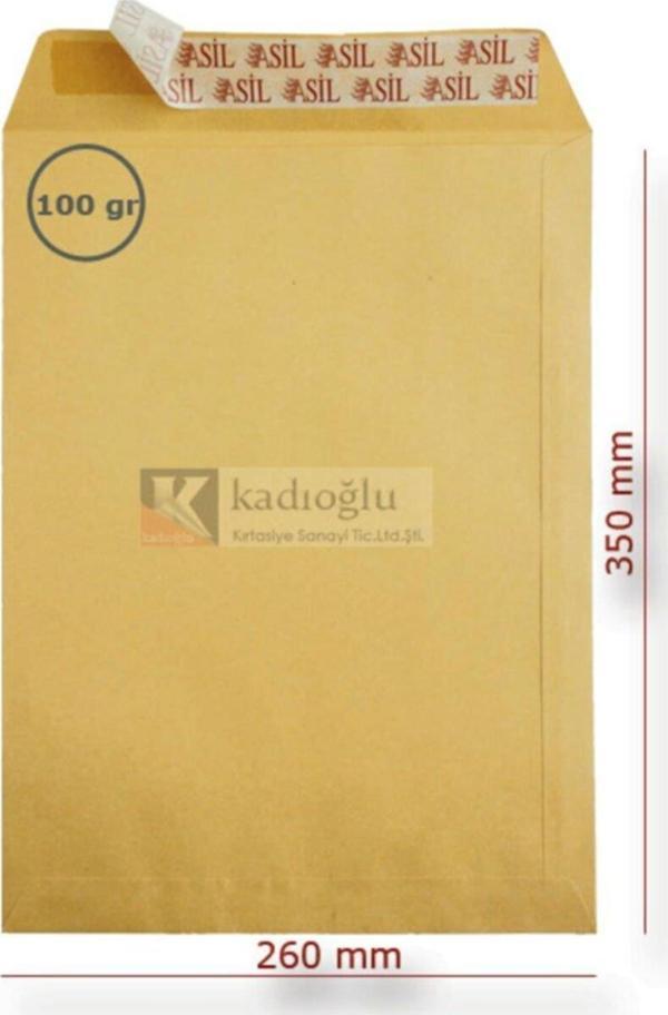 Asil Doğan Torba Zarf Formula Silikonlu 26x35 100 Gram (250 Li Paket) - Image 1