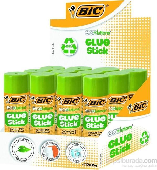 Bic Stick Yapıştırıcı Ecolutions 36 GR (12 Adet Stick Yapıştırıcı) - Image 1
