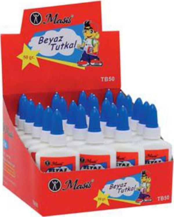 Masis Tutkal 50 Gram Beyaz Tutkal (24 Adet) - Image 1