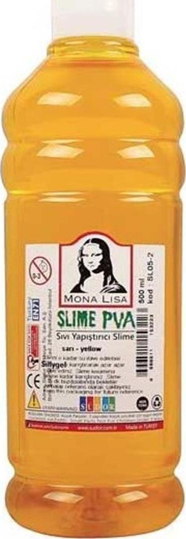 Monalisa Sıvı Yapıştırıcı Slime 500 ML Sarı Slaym - Image 1