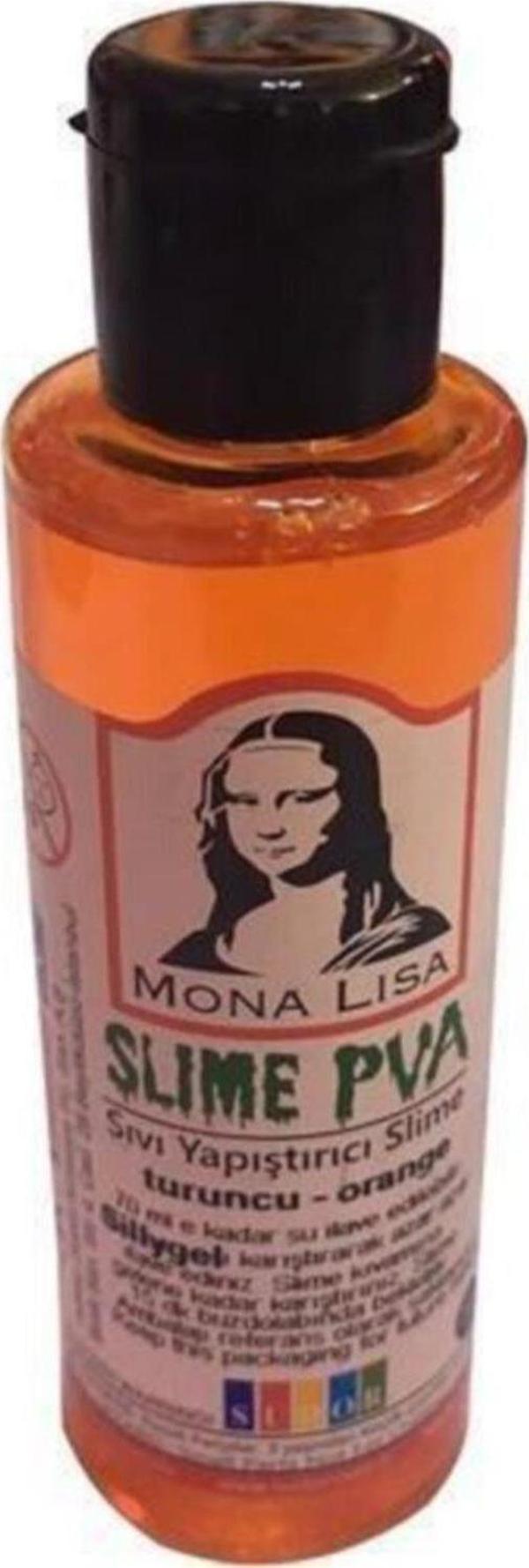 Monalisa Sıvı Yapıştırıcı Slime 70 Ml Fosforlu Turuncu (12 Li Paket) - Image 1