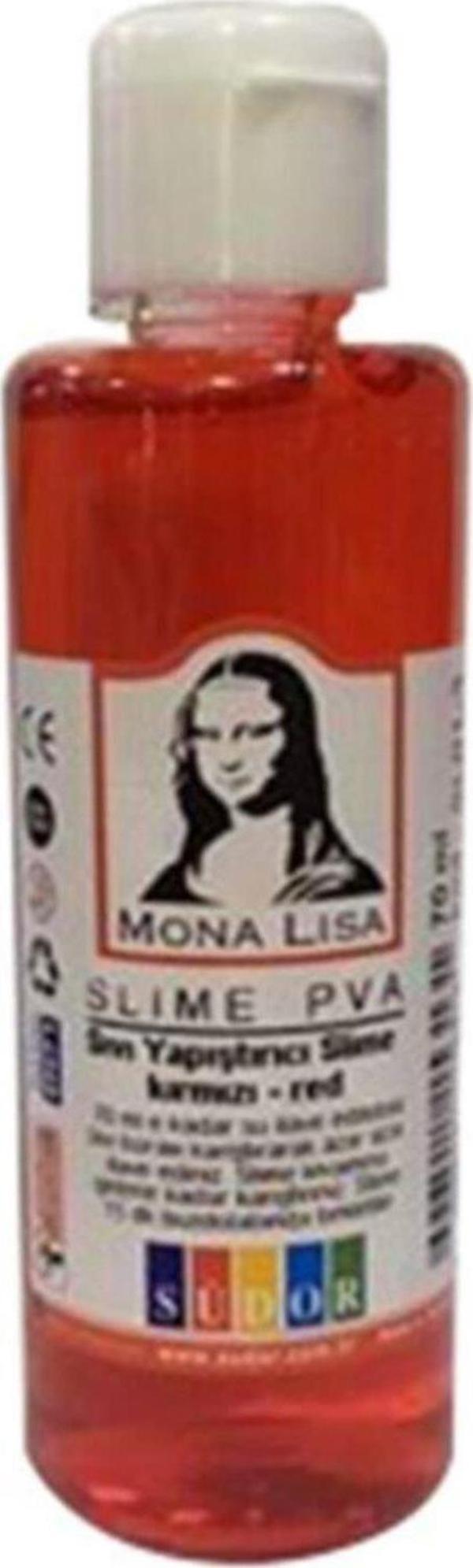 Monalisa Sıvı Yapıştırıcı Slime 70 Ml Kırmızı (12 Li Paket) - Image 1
