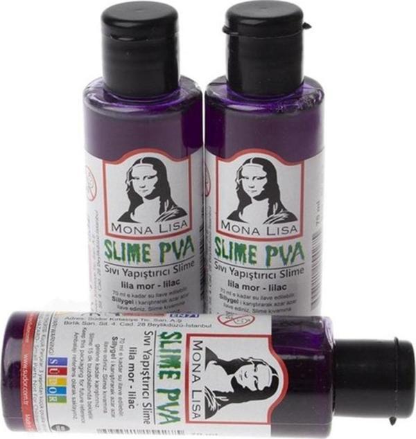 Monalisa Sıvı Yapıştırıcı Slime 70 ML Lila Mor (12 Li Paket) - Image 1