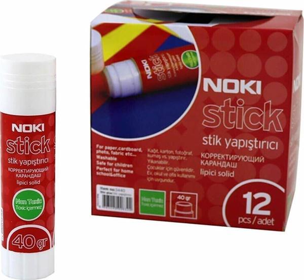 Noki Stick Yapıştırıcı 40 Gram Stick Yapıştırıcı (12 Adet Stick Yapıştırıcı) - Image 1