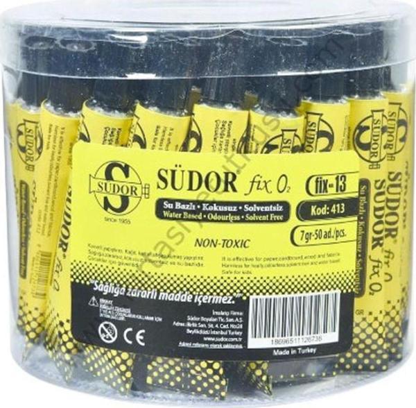 Südor Sıvı Yapıştırıcı Su Bazlı Solventsiz Fix O2 7 Gram 50'Li (50 Li Paket) - Image 1
