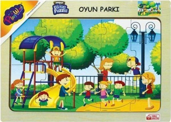 Playwood Ahşap Eğitici Puzzle Oyun Parkı Ony-176 - Image 1