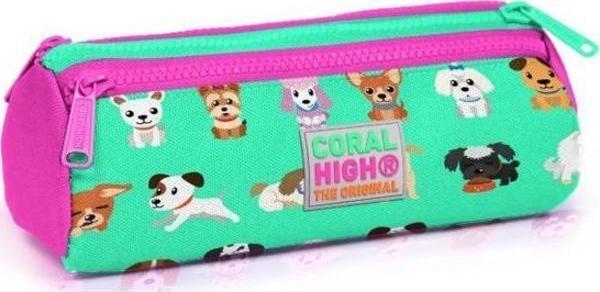 Coral High Kids Yavru Köpekler Desenli Kalem Çantası 22306 - Image 1