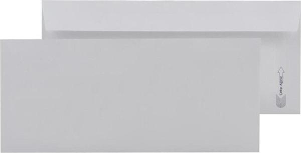 Asil Doğan Diplomat Zarf Extra Silikonlu 10.5 x 24 Cm 110 GR Beyaz (500 Adet) - Image 1