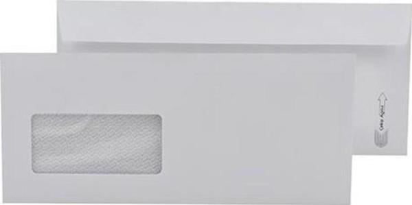 Asil Doğan Diplomat Zarfı Pencereli 105x240 90 Gram (500 Lü Paket) - Image 1