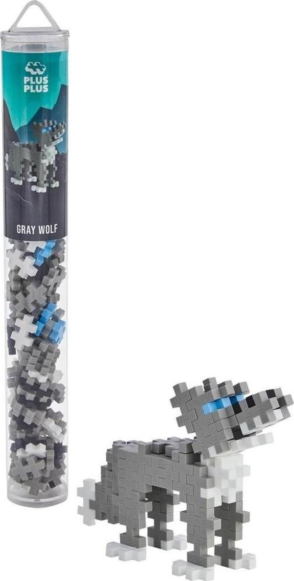 Plus Plus Wolf/100 Pcs Tube - Image 1