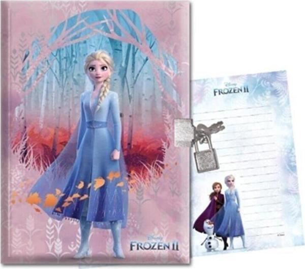 Keskin Color Hatıra Defteri Kilitli Frozen II 104 Yaprak 14x20 Cm - Image 1