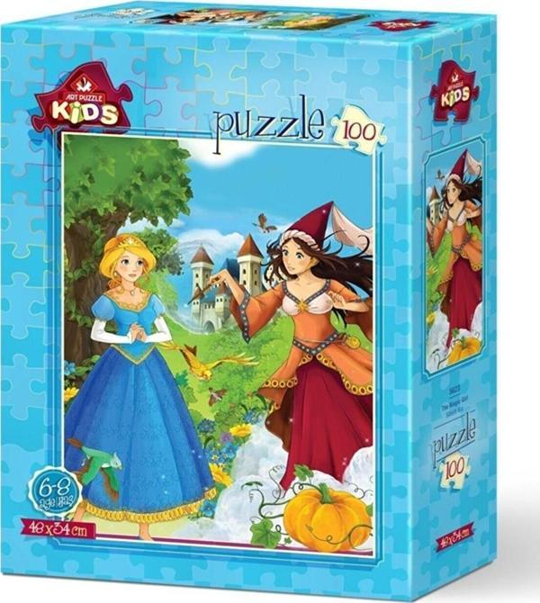 Art Çocuk Puzzle Sihirli Kız 100 Parça Puzzle - Image 1