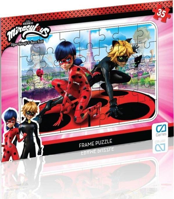 Ca Puzzle Miraculous 35 Parça Frame Puzzle (Karışık Model 1 Adet) - Image 1