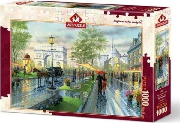 Art Puzzle Bahar Gezintisi, Paris 1000 Parça Puzzle - Image 1