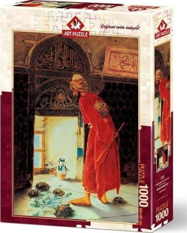 Art Puzzle Kaplumbağa Terbiyecisi Osman Hamdi Bey (1000 Parça) - Image 1