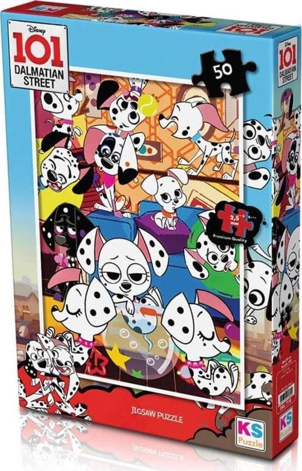 Ks Games Puzzle 50 Parça 101 Dalmatian 50 Parça Dalmatçalı Çocuk Puzzle - Image 1