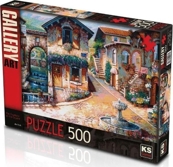 Ks Games The Fountain On The Square 500 Parça Puzzle - Image 1