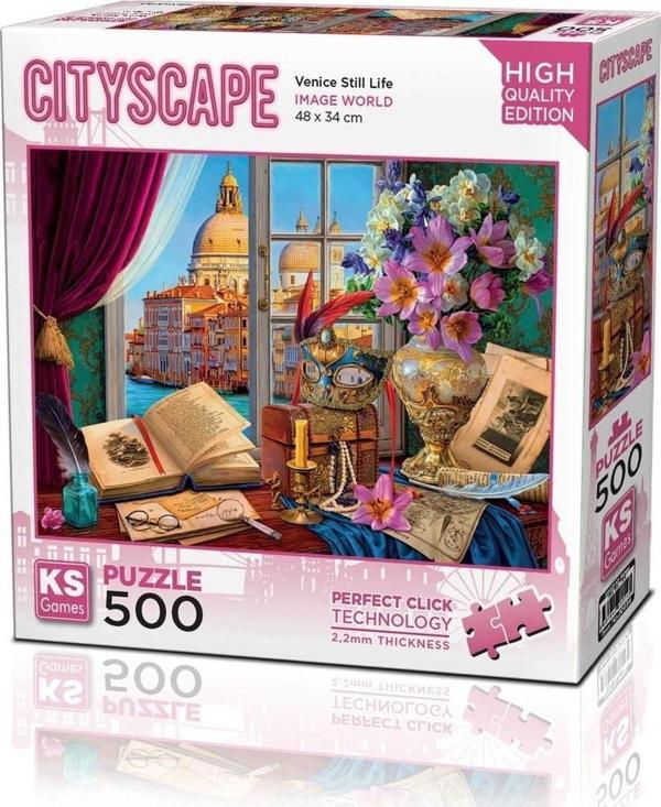 Ks Games Venice Still Life 500 Parça Puzzle - Image 1