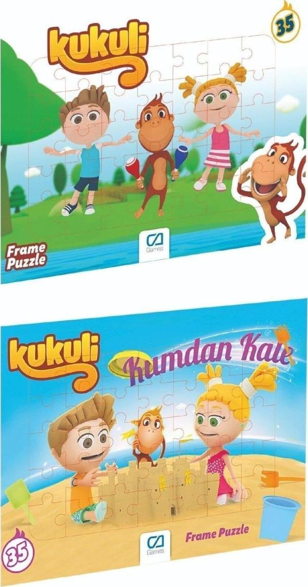 Ca Games Kukuli Frame Puzzle 35 Parça (Karışık Model 1 Adet) - Image 1