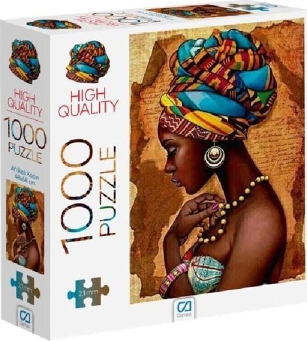Ca Games Puzzle Afrikalı Kadın 1000 Parça Puzzle - Image 1