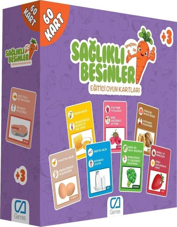 Ca Games Sağlıklı Besinler - Eğitici Oyun Kartları - Image 1