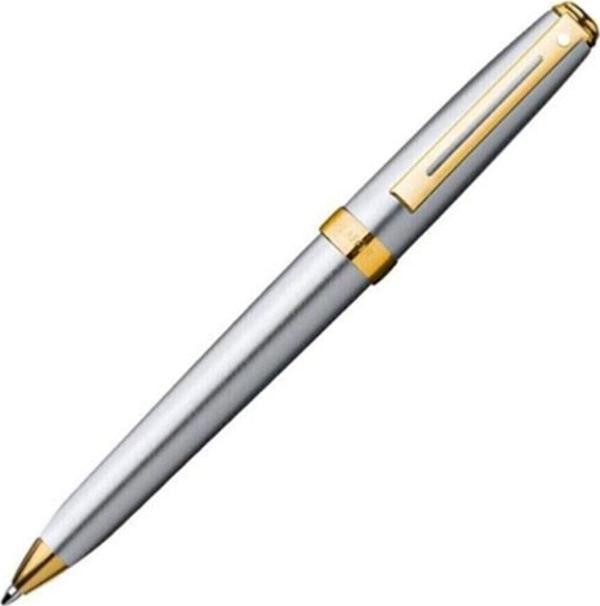 Sheaffer Tükenmez Kalem Prelude Altın Klips ve Halka Krom Tükenmez Kalem - Image 1