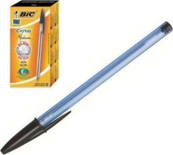 Bic Siyah Tükenmez Kalem Cristal Soft Siyah Tükenmez Kalem (50 Li Paket) - Image 1