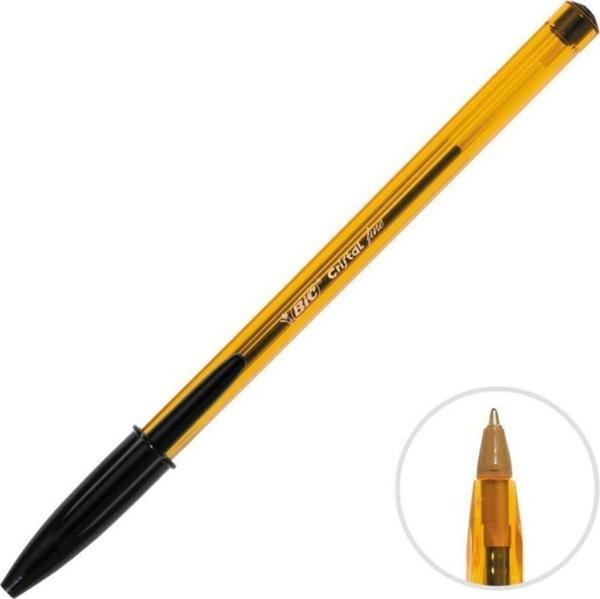 Bic Tükenmez Kalem Cristal 0.8 MM Siyah Fine 872731 (1 Paket 50 Adet) - Image 1