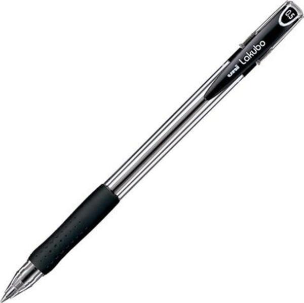 Uni-Ball Tükenmez Kalem Lakubo Micro 0.5 MM Bilye Uç Siyah (12 Li Paket) - Image 1