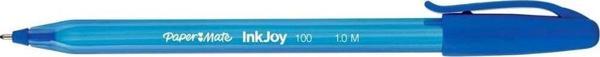 Paper Mate İnkjoy 100 Tükenmez Kalem 1.0 Mm. Mavi 50 Li (1 Paket 50 Adet) - Image 1