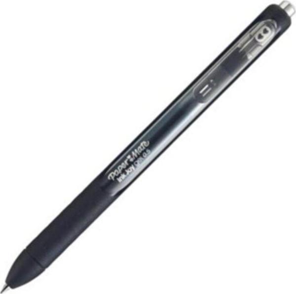 Paper Mate Inkjoy Gel Üstten Basmalı Jel Tükenmez Kalem Siyah (12 Li Paket) - Image 1