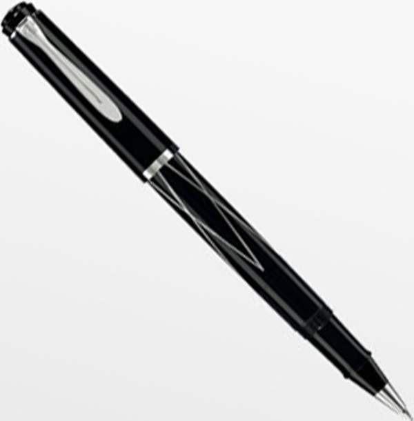 Pelikan Tükenmez Kalem Raute Üçgen Gümüş Metal Gövde K215 - Image 1