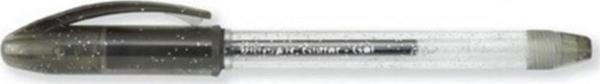 Pensan Siyah Simli Tükenmez Kalem Jel Simli 1.0 MM Siyah (12 Li Paket) - Image 1