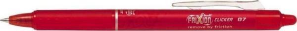 Pilot Frixion Clicker Bilye Uç Silinebilir 0.7 MM Kırmızı Silinebilir Tükenmez Kalem (12 Li Paket) - Image 1