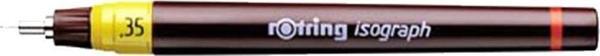 Rotring Rapido Kalemi Isograph 0.35 MM 1903400 - Image 1