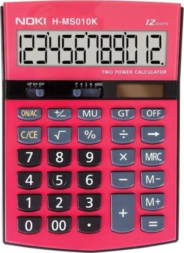Noki Hesap Makinesi Kırmızı 12 Haneli Hesap Makinesı - Image 1