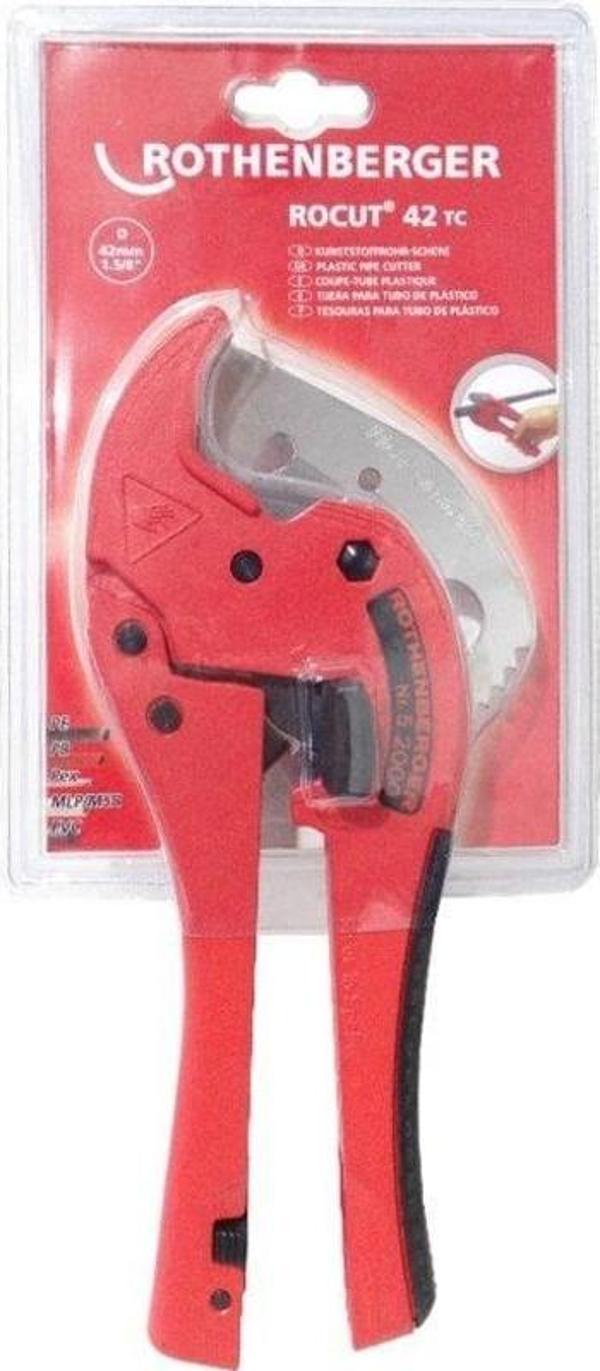Rothenberger 52000 Rocut 42 TC PVC Boru Kesme Makası 42mm - Image 1