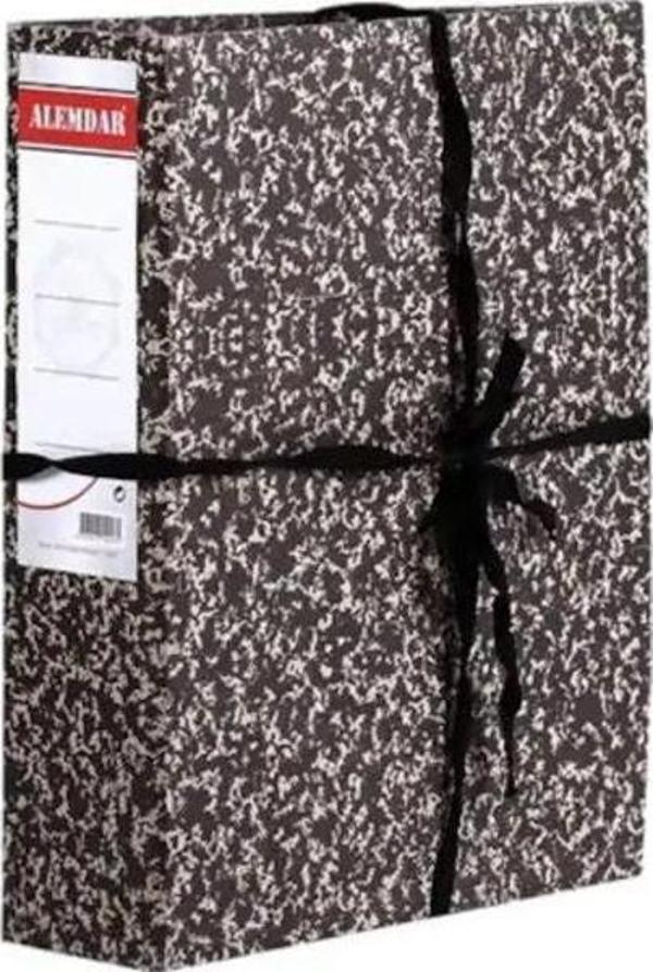 Alemdar İpli Klasör Karton Dar Siyah 25 Li ( 1 Paket 25 Adet) - Image 1