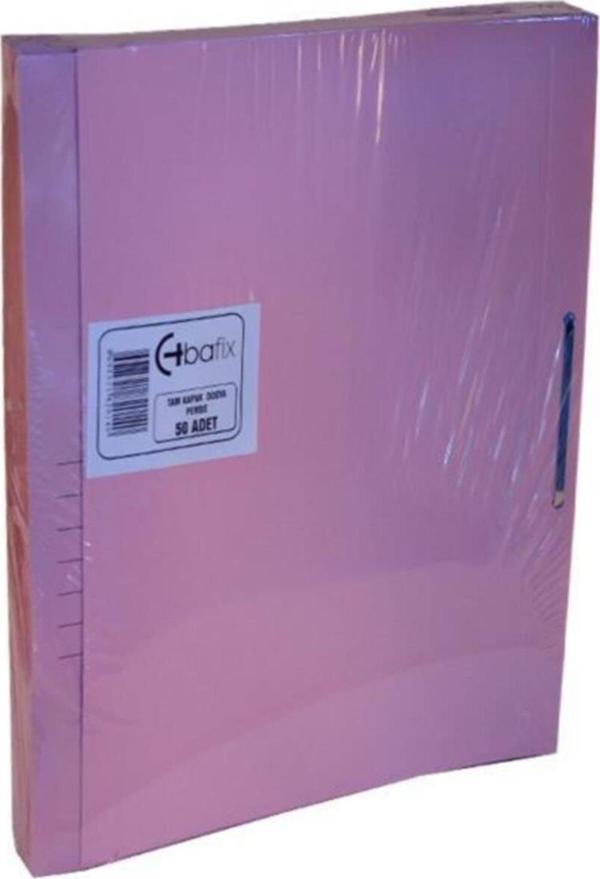 Bafix Karton Dosya Tam Kapak Pembe 66717 50 Li (50 Adet 1 Paket) - Image 1